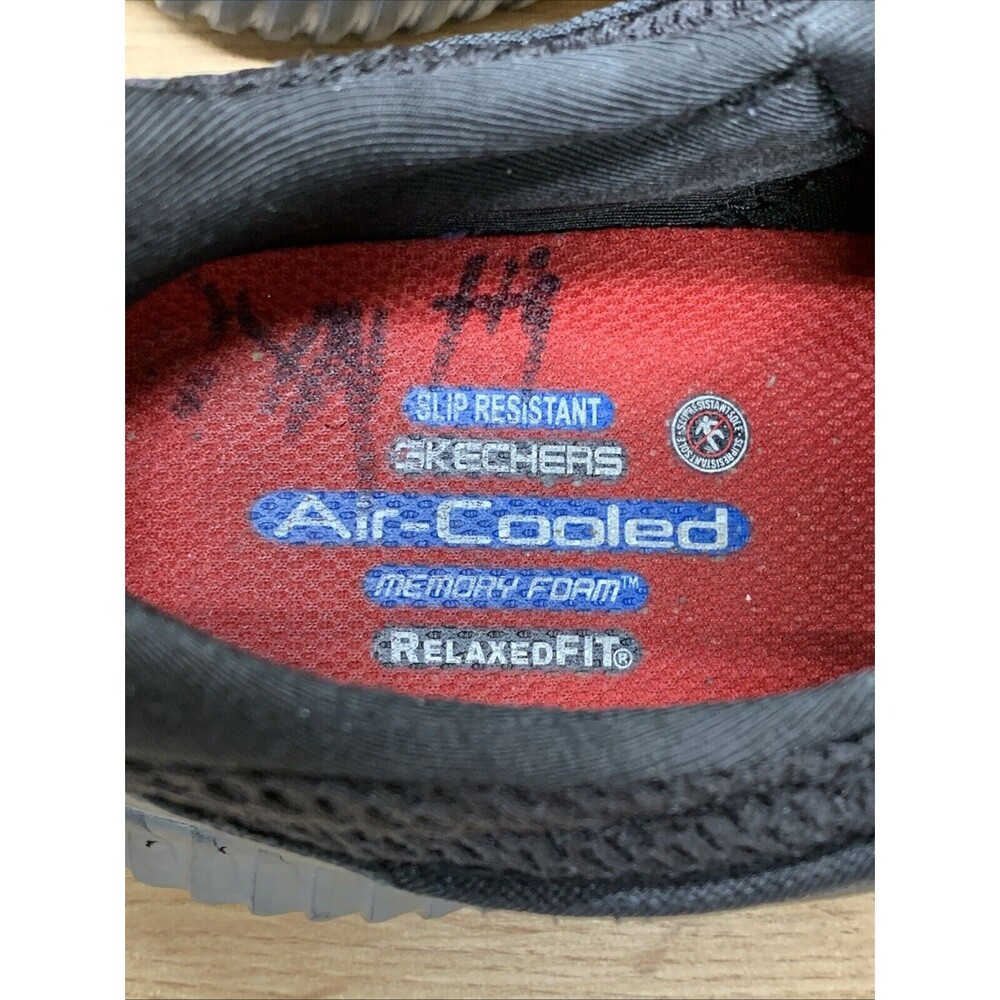 Skechers Work Cessnock Carrboro Shoes Women's Size 7 Black SR Memory Foam  77260 - Picture 12 of 15
